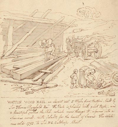 Rysunek z albumu autorstwa Thomas Rowlandson