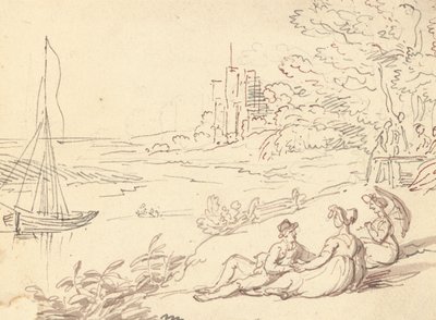 Rysunek z albumu autorstwa Thomas Rowlandson