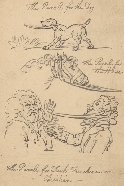 Rysunek z albumu autorstwa Thomas Rowlandson