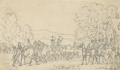 Rysunek z albumu autorstwa Thomas Rowlandson