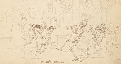Rysunek z albumu autorstwa Thomas Rowlandson