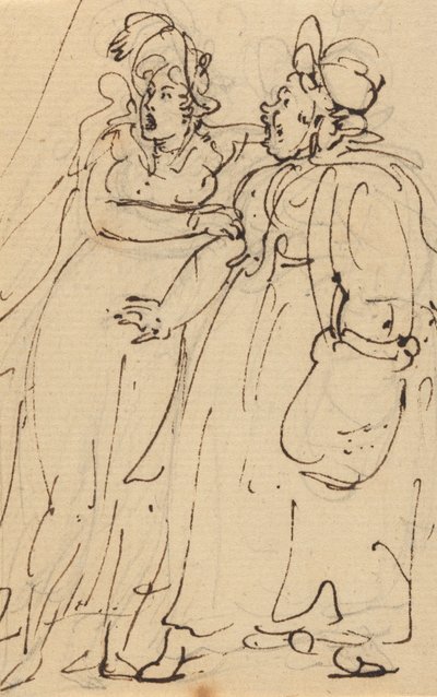 Rysunek z albumu autorstwa Thomas Rowlandson