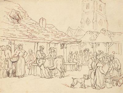 Rysunek z albumu autorstwa Thomas Rowlandson