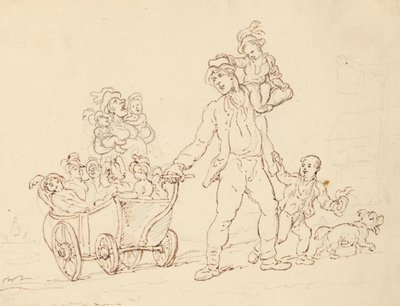 Rysunek z albumu autorstwa Thomas Rowlandson
