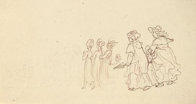 Rysunek z albumu autorstwa Thomas Rowlandson