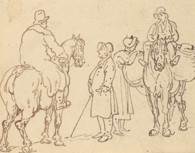 Rysunek z albumu autorstwa Thomas Rowlandson