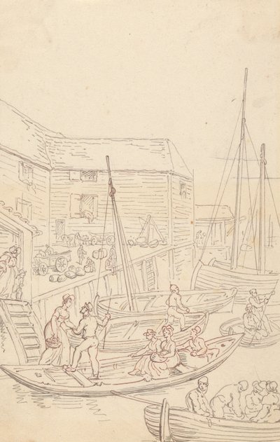 Rysunek z albumu autorstwa Thomas Rowlandson