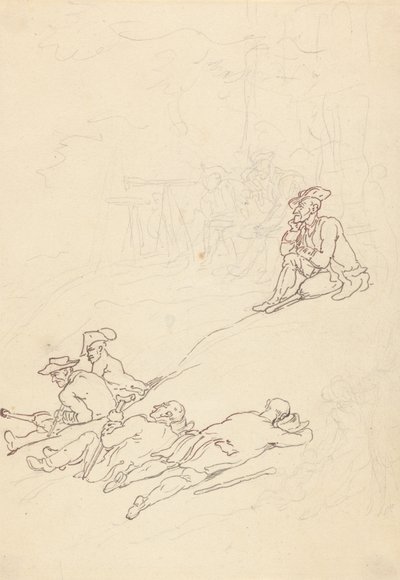 Rysunek z albumu autorstwa Thomas Rowlandson