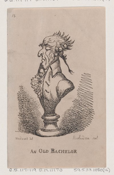 Stary kawaler, 1808., 1808. autorstwa Thomas Rowlandson