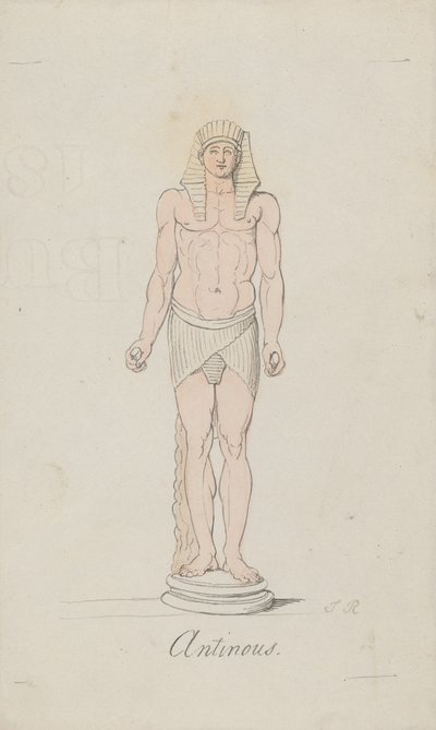 Antinous jako Ozyrys autorstwa Thomas Rowlandson