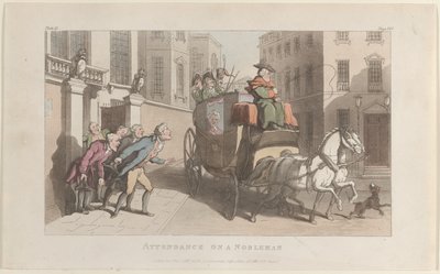Uczestnictwo w szlachcicu z The Vicar of Wakefield, 1 maja 1817, 1 maja 1817. autorstwa Thomas Rowlandson