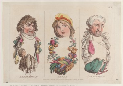 Barberorum, Flora, Lawyerorum, 15 sierpnia 1800 r., 15 sierpnia 1800 r. autorstwa Thomas Rowlandson