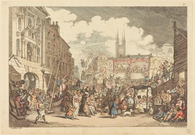 Jarmark Bartłomieja autorstwa Thomas Rowlandson