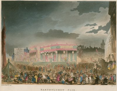 Bartłomiej Jarmark autorstwa Thomas Rowlandson
