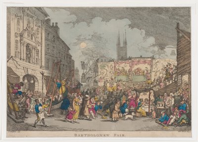 Jarmark Bartłomieja, 1807., 1807. autorstwa Thomas Rowlandson