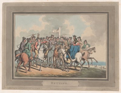 Zakłady [The Betting Post], 1 stycznia 1799., 1 stycznia 1799. autorstwa Thomas Rowlandson