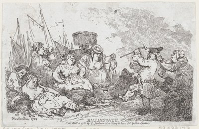 Billingsgate, 4 lutego 1786., 4 lutego 1786. autorstwa Thomas Rowlandson