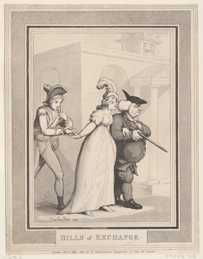 Weksle, 1 maja 1800 r., 1 maja 1800 r. autorstwa Thomas Rowlandson