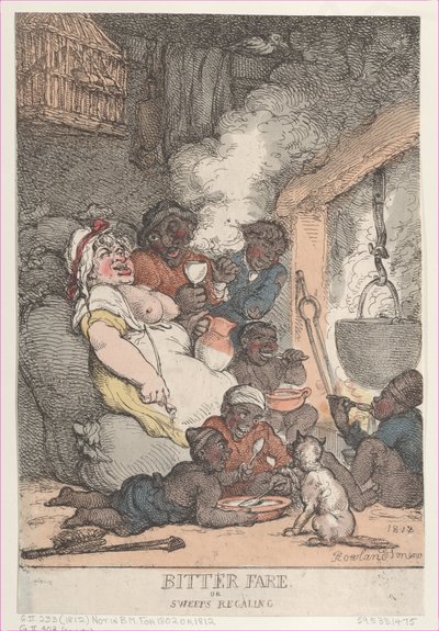 Bitter Fare lub Sweeps Regaling, 1812., 1812. autorstwa Thomas Rowlandson