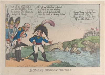 Boneys Broken Bridge, 12 czerwca 1809 r., 12 czerwca 1809 r. autorstwa Thomas Rowlandson