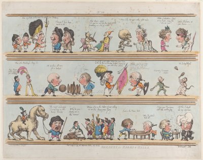 Borders for Rooms & Halls, Tablica 10, 10 lipca 1799., 10 lipca 1799. autorstwa Thomas Rowlandson