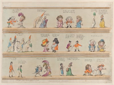 Granice pokoi, płyta 4, 1 kwietnia 1799., 1 kwietnia 1799. autorstwa Thomas Rowlandson