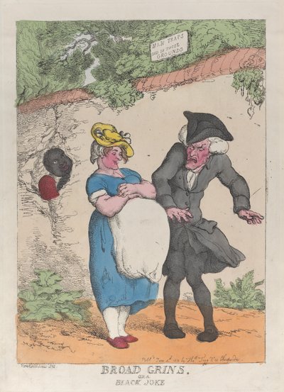 Szerokie uśmiechy, czyli czarny żart, 4 czerwca 1812 r., 4 czerwca 1812 r. autorstwa Thomas Rowlandson