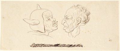 Karykatury: Żądza zmysłowa autorstwa Thomas Rowlandson