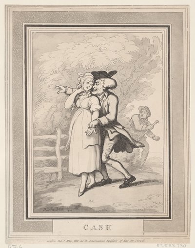 Gotówka, 1 maja 1800 r., 1 maja 1800 r. autorstwa Thomas Rowlandson