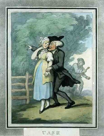 Kasa, wyd. przez Rudolpha Ackermanna autorstwa Thomas Rowlandson