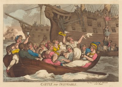 Bydło nie podlega ubezpieczeniu autorstwa Thomas Rowlandson