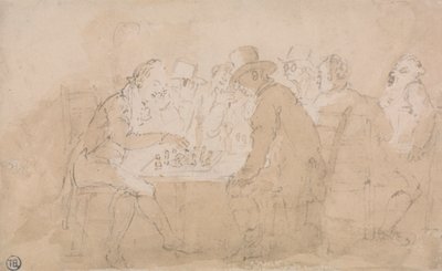 Szachiści autorstwa Thomas Rowlandson