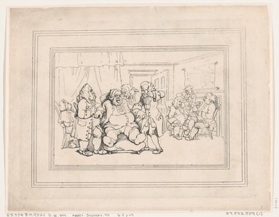 „Comforts of Bath”, rycina nr 1 autorstwa Thomas Rowlandson
