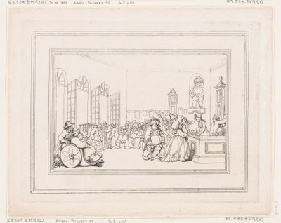 Comforts of Bath, płyta 3, 6 stycznia 1798 r., 6 stycznia 1798 r. autorstwa Thomas Rowlandson