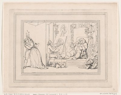 „Comforts of Bath”, tablica 6 autorstwa Thomas Rowlandson