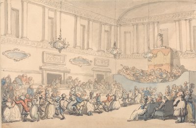 Uroki Bath: Bal autorstwa Thomas Rowlandson
