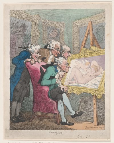 Koneserzy, 20 czerwca 1799., 20 czerwca 1799. autorstwa Thomas Rowlandson