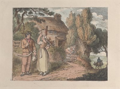 Cornwall, Overlooker, z Views in Cornwall, 1812., 1812. autorstwa Thomas Rowlandson
