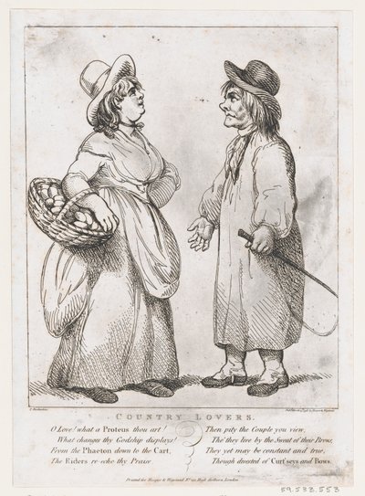 Country Lovers, 15 marca 1798., 15 marca 1798. autorstwa Thomas Rowlandson