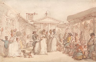Targowisko Covent Garden autorstwa Thomas Rowlandson