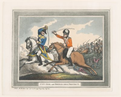 Cut One and Bridle Arm Protect, 1 września 1798., 1 września 1798. autorstwa Thomas Rowlandson