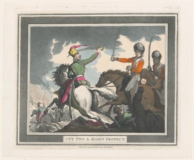 Cut Two & Right Protect, 1 września 1798., 1 września 1798. autorstwa Thomas Rowlandson