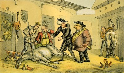 „Śmierć ciosu” autorstwa Thomas Rowlandson