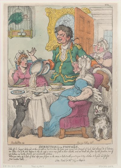 Wskazówki do Piechurzy, 10 listopada 1807., 10 listopada 1807. autorstwa Thomas Rowlandson