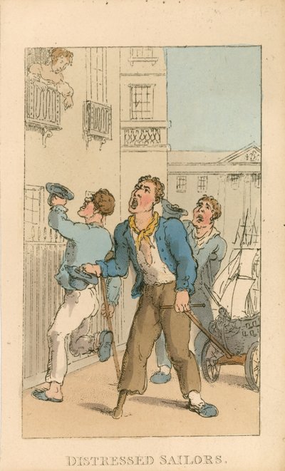 Zakłopotani marynarze autorstwa Thomas Rowlandson