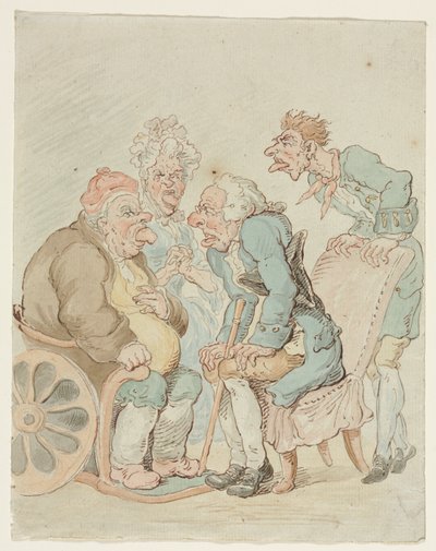 Lekarz autorstwa Thomas Rowlandson
