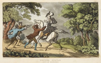 Doktor Składnia i bandyci autorstwa Thomas Rowlandson