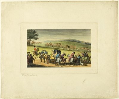 Doctor Syntax w recenzji, z trasy The Tour of Doctor Syntax autorstwa Thomas Rowlandson