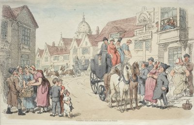 Dolphins Inn: trenerzy Greenwich i Woolwich autorstwa Thomas Rowlandson