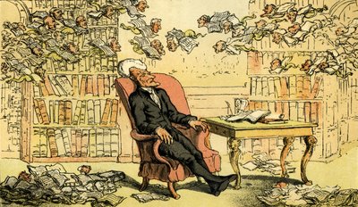 "Dr Syntax - sen lekarza" autorstwa Thomas Rowlandson
